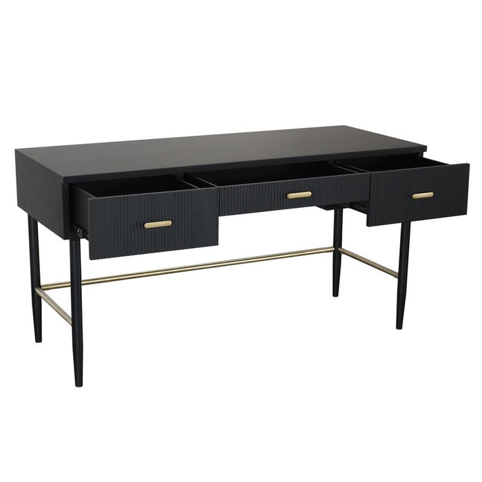 Evelyn Desk - Black, Metal, 150cm