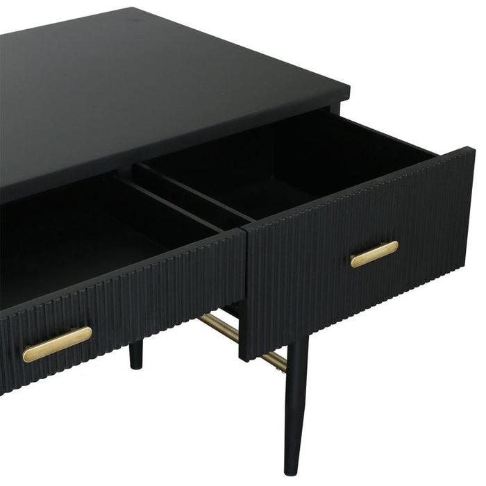 Evelyn Desk - Black, Metal, 150cm