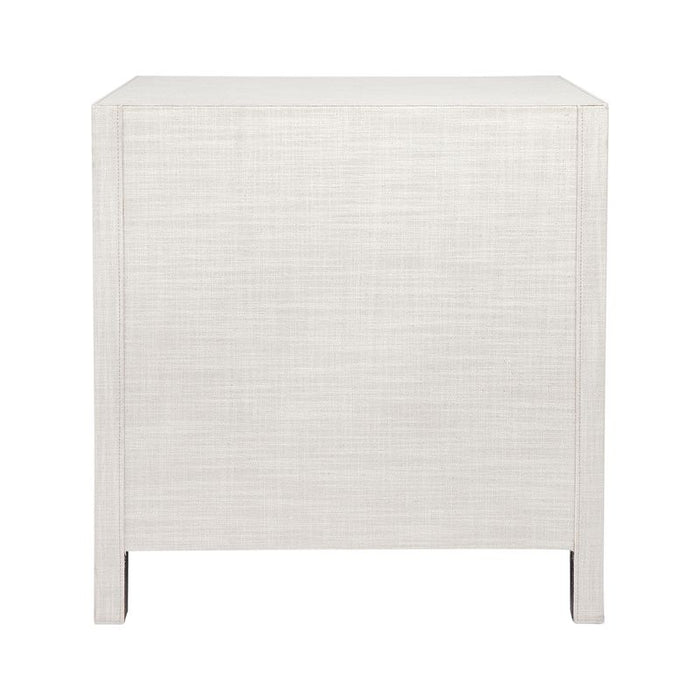 Astley Natural Upholstered Bedside Table Set of 2