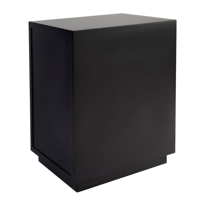 Logan Small Black Bedside Table Set of 2