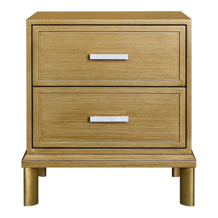 Jill Bedside Table - Small Antique Gold