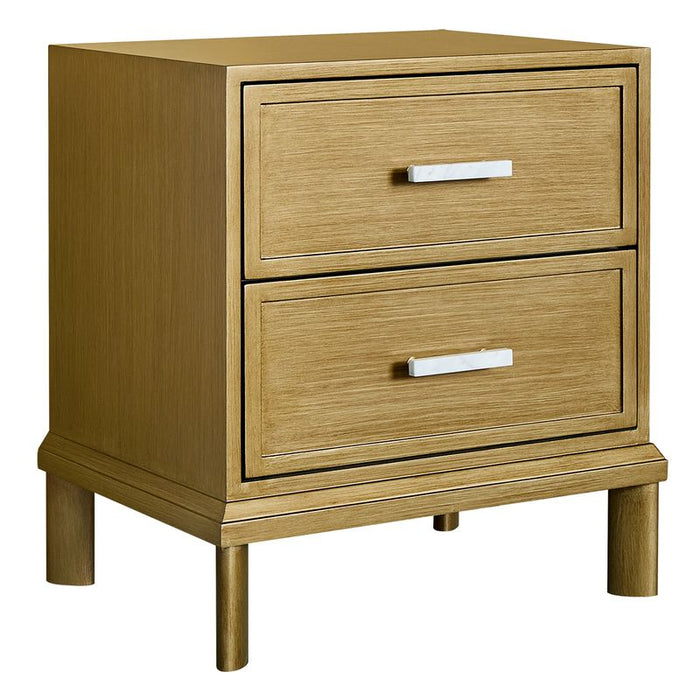 Jill Bedside Table - Small Antique Gold