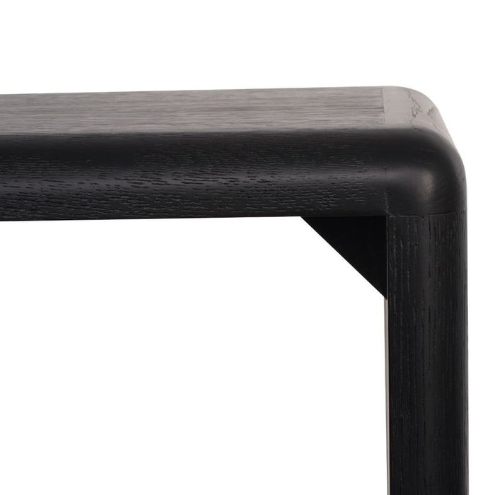 Radcliff Oak Console Table - Black, 140cm