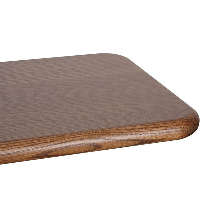 Tudor Oak Shelving Unit - 2 Tier Walnut