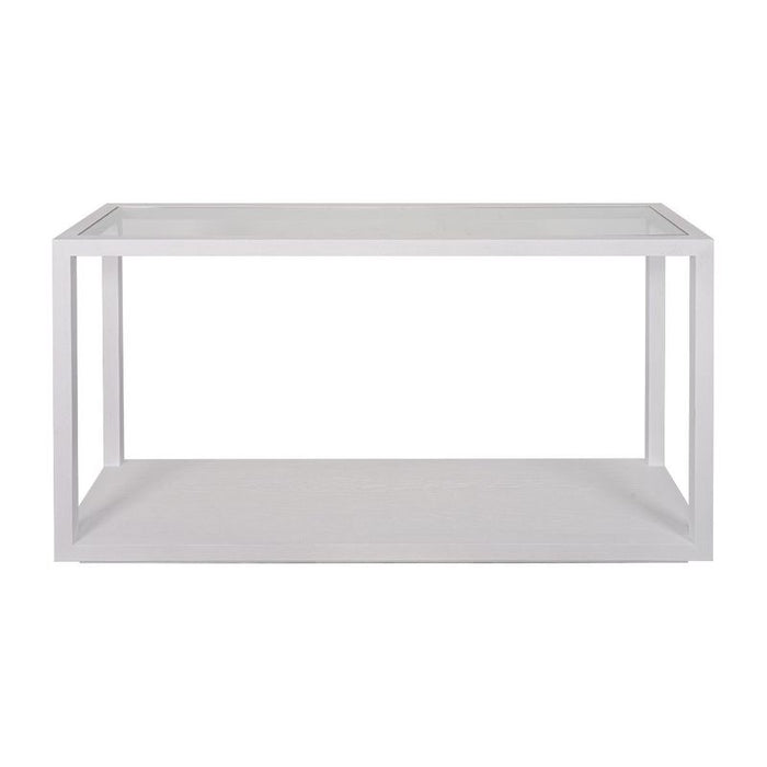 Sadie Oak Console Table - White, 140cm