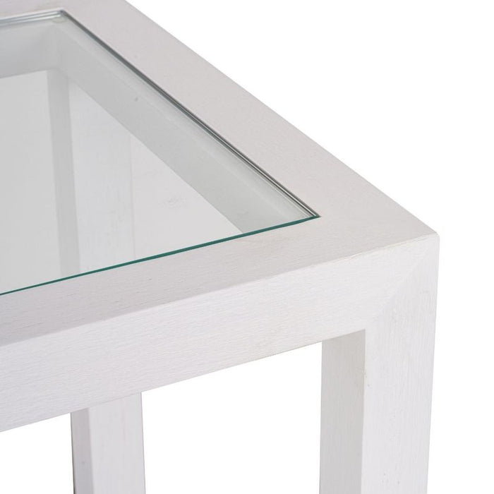 Sadie Oak Console Table - White, 140cm