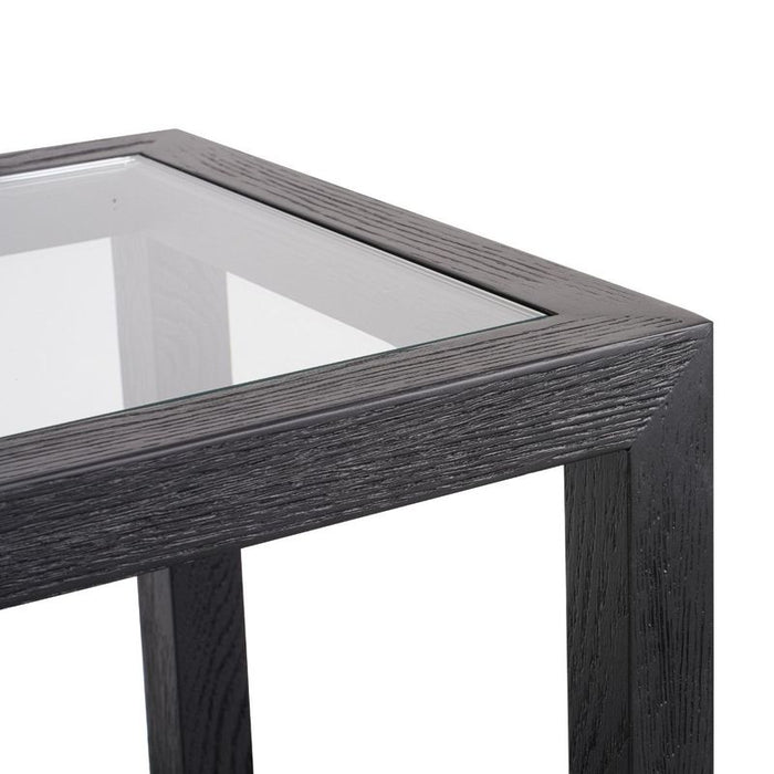 Sadie Oak Console Table - Black, 140cm