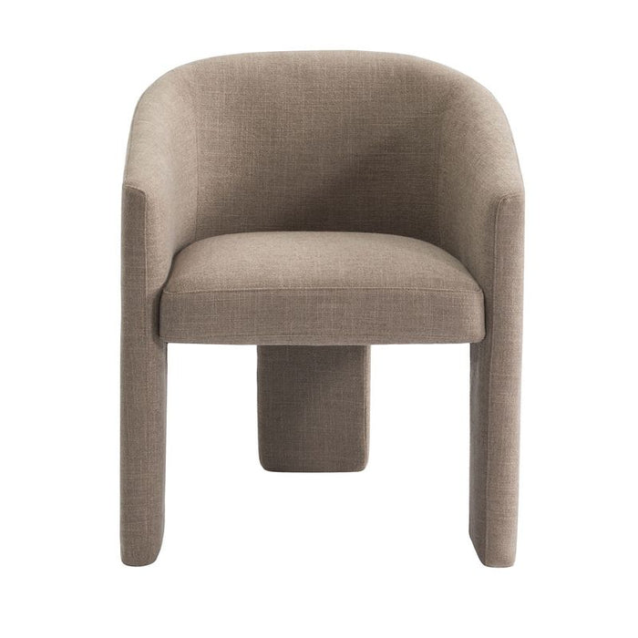 Kylie Dining Chair - Mocha Mousse, Linen Wood