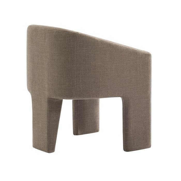 Kylie Dining Chair - Mocha Mousse, Linen Wood