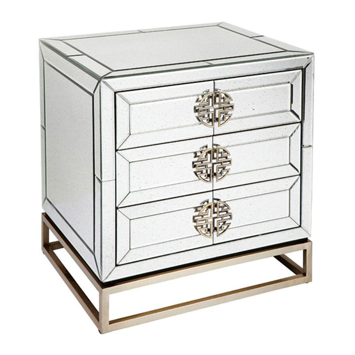 Rochester Mirrored Bedside Table Set of 2