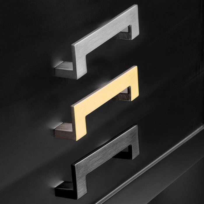 Soloman Small Black Bedside Table Set of 2