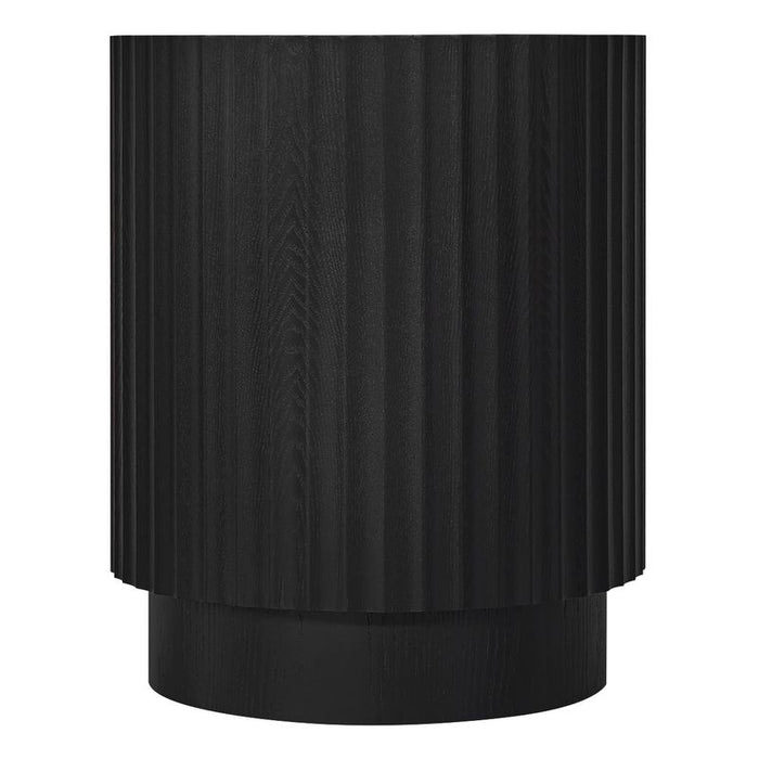 Avery Side Table - Black, Wood, 45cm