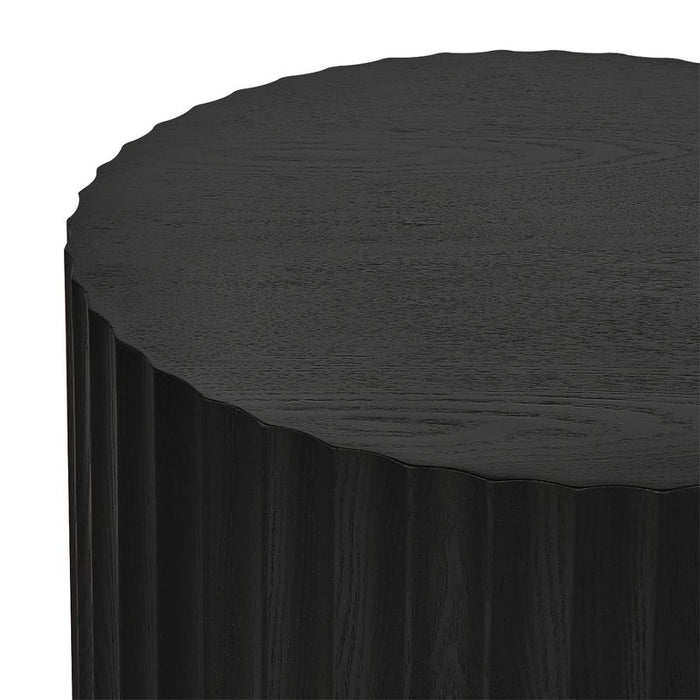Avery Side Table - Black, Wood, 45cm