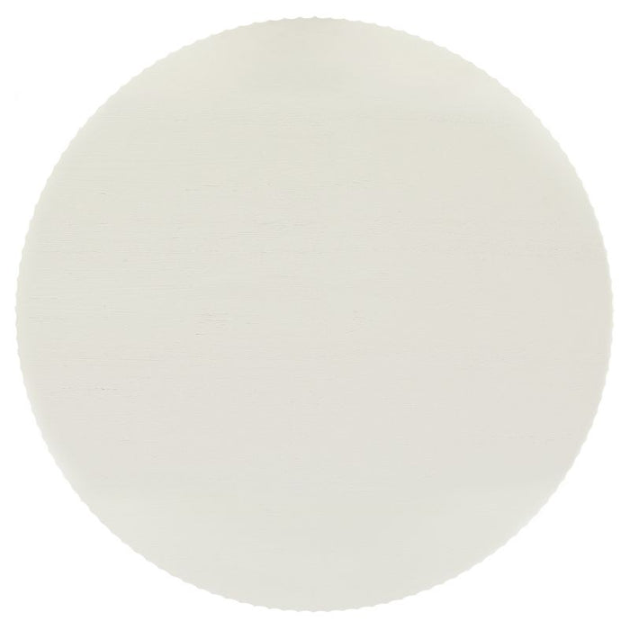Avery Round Coffee Table - Ivory, Wood, 120cm