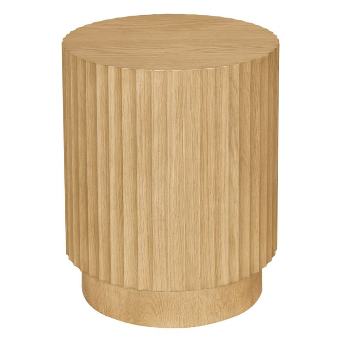Avery Side Table - Natural Oak, 45cm