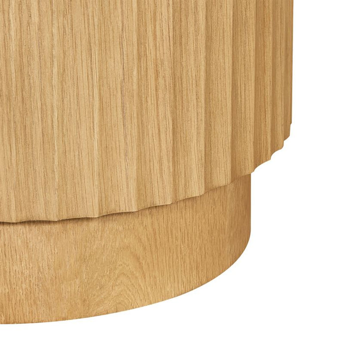 Avery Side Table - Natural Oak, 45cm
