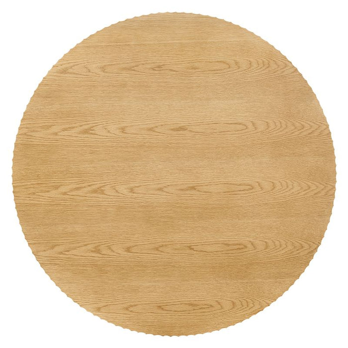 Avery Round Coffee Table - Natural Oak, 120cm