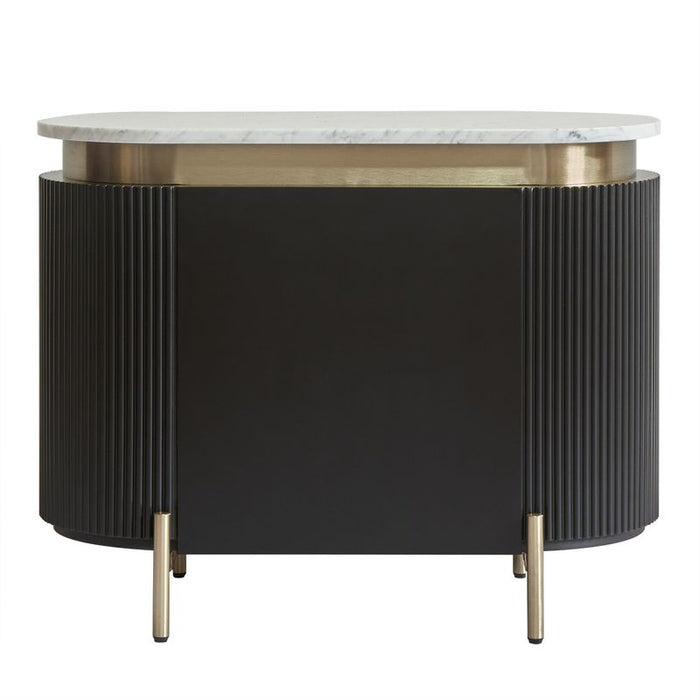 Demarco Black Bedside Table Set of 2
