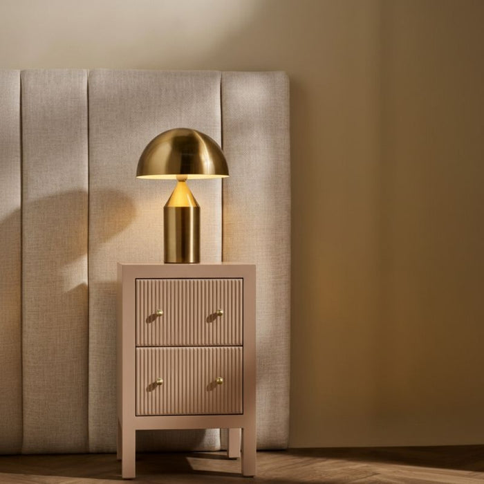 Ariana Petite Mocha Mousse Bedside Table Set of 2