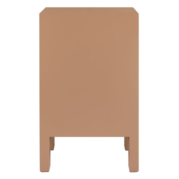 Ariana Petite Mocha Mousse Bedside Table Set of 2