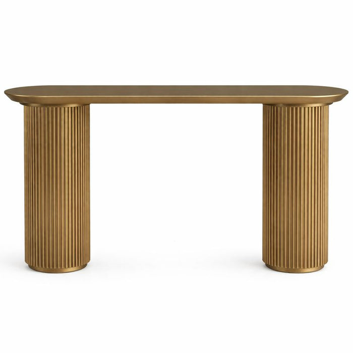Nomad Console Table - Large Antique Gold, 160cm