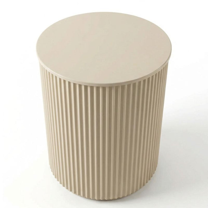 Nomad Side Table - Cream, 40cm