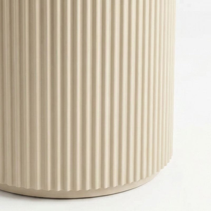 Nomad Side Table - Cream, 40cm