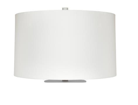 Matisse Table Drum Shade - White, Linen, 51cm Dia