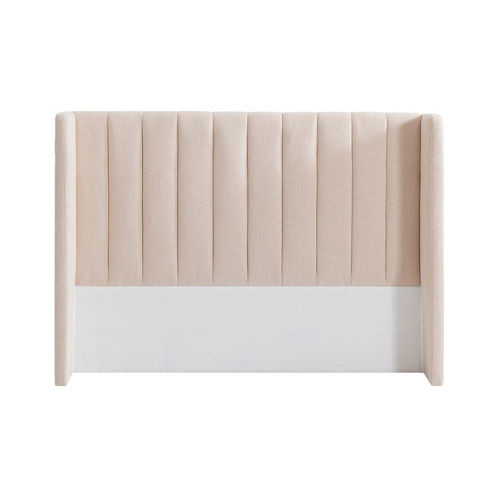 Central Park Queen Bedhead - Fawn Linen, Natural