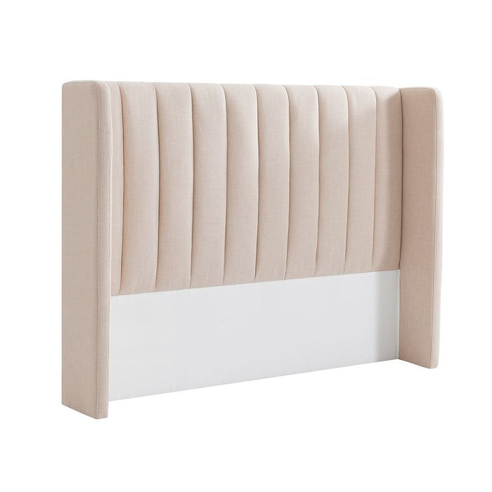 Central Park Queen Bedhead - Fawn Linen, Natural