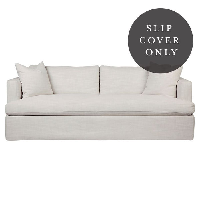 Birkshire 3 Seater Sofa SLIP COVER ONLY - Ecru Linen, 220cm