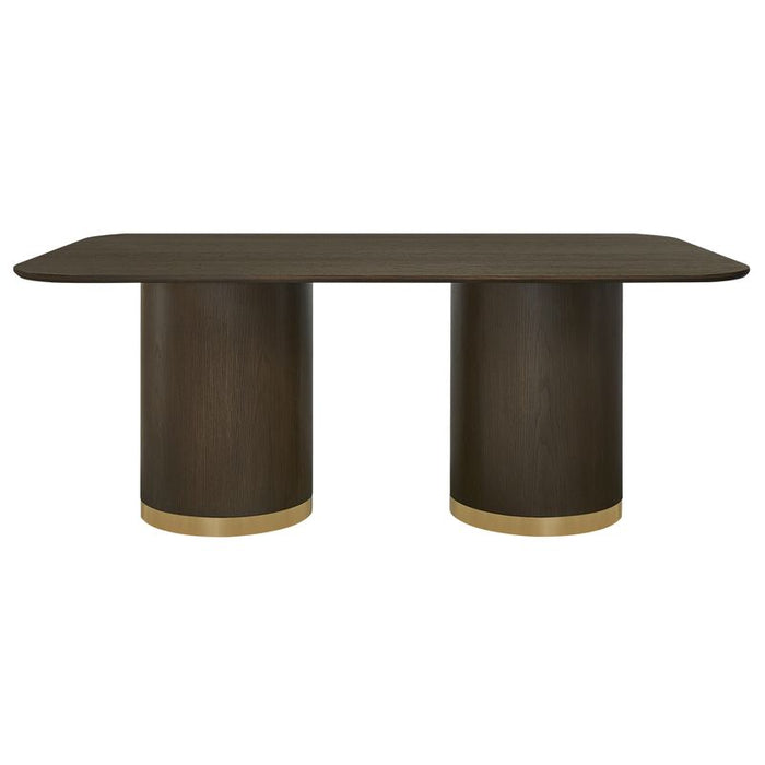 Eli Rectangular Dining Table - 2m Smoked Oak