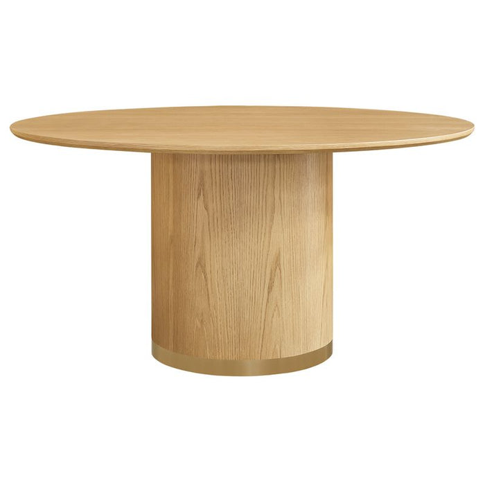 Eli Round Dining Table - 1.5m Oak, Natural