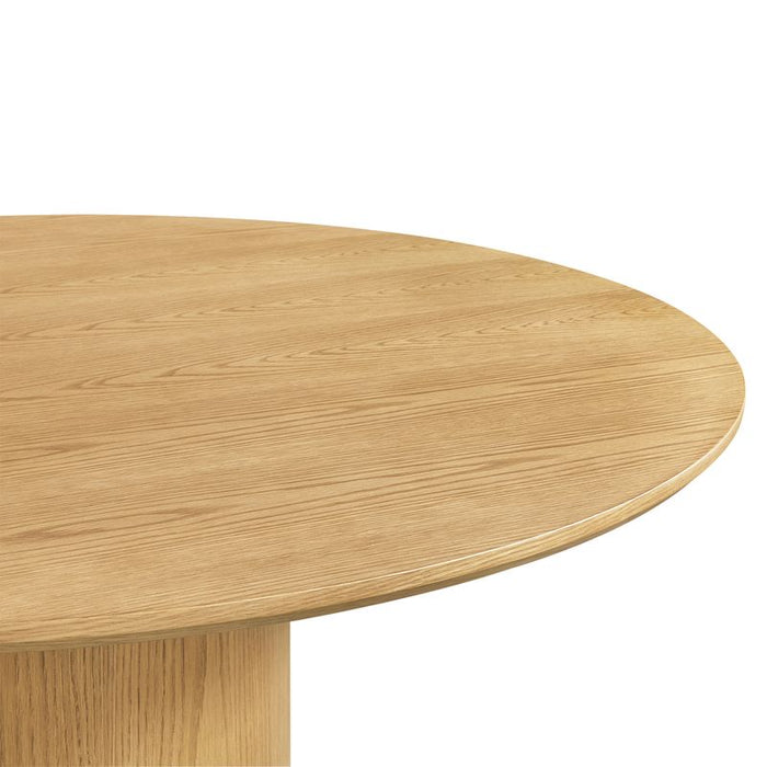 Eli Round Dining Table - 1.5m Oak, Natural