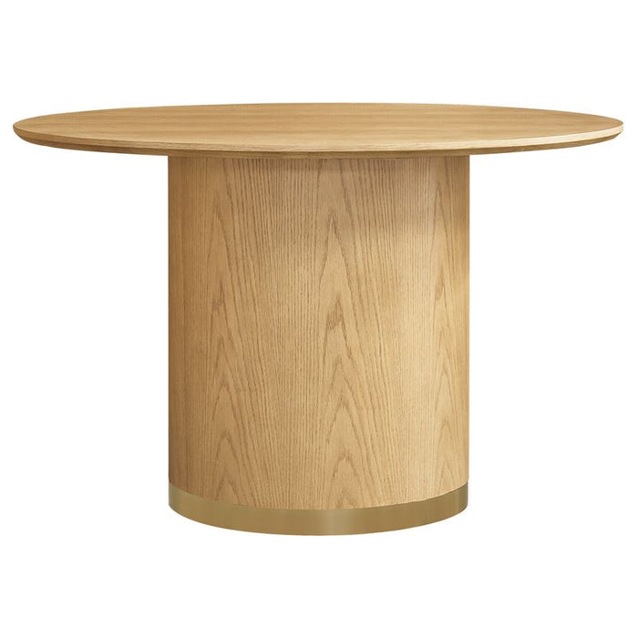 Eli Round Dining Table - 1.2m Oak, Natural