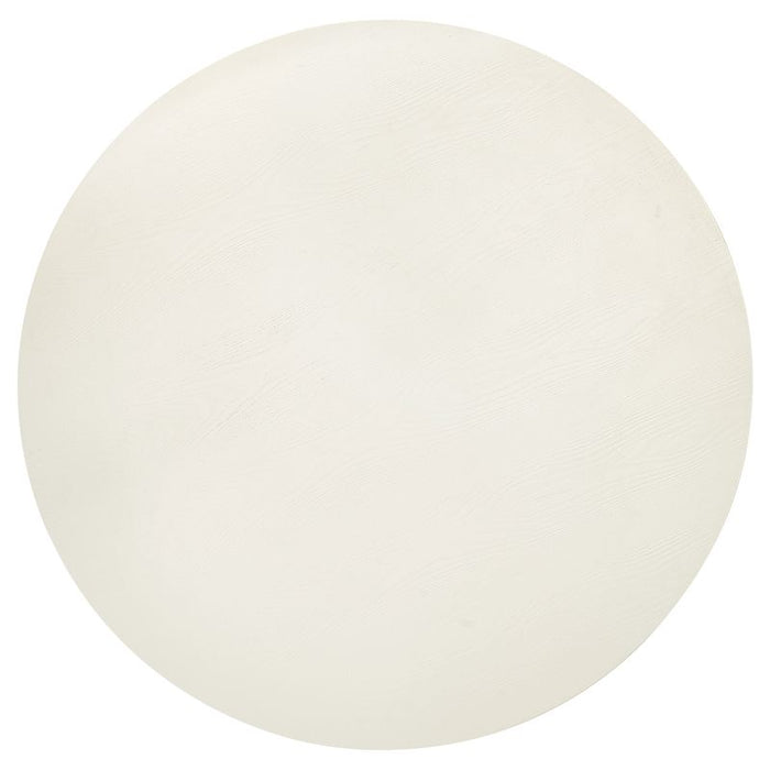 Eli Round Dining Table - 1.5m Ivory, Metal