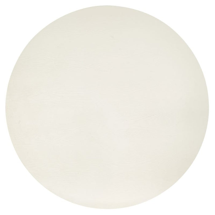 Eli Round Dining Table - 1.2m Ivory, Metal