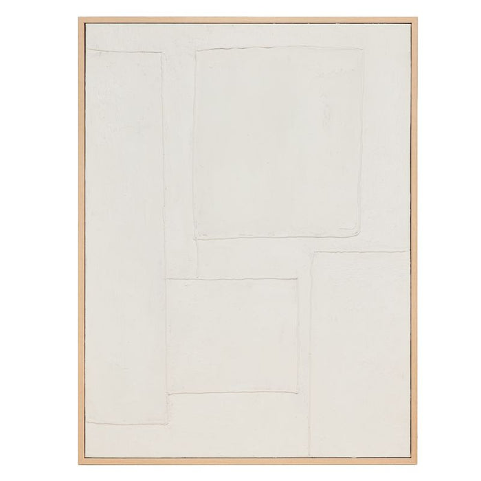 Pure Form Canvas Painting - Natural