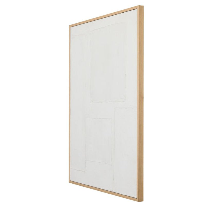 Pure Form Canvas Painting - Natural