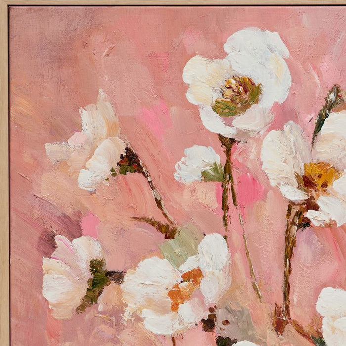 Faded Flora Canvas Painting