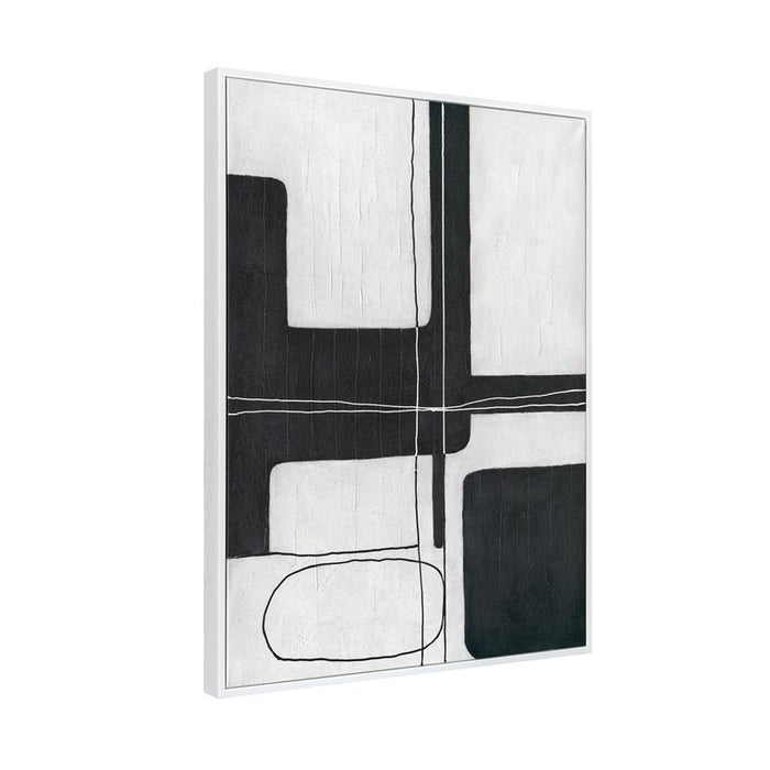 Dark Geometry Series I Canvas Painting