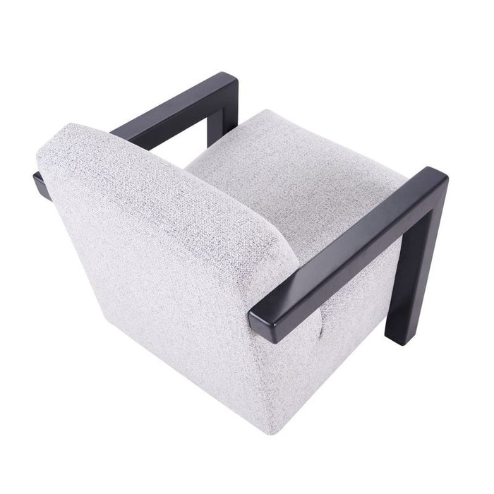 Lennon Arm Chair - Salt & Pepper, Fabric