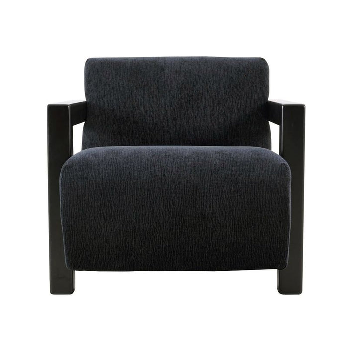 Lennon Arm Chair - Black, Fabric