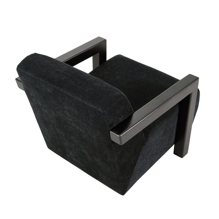 Lennon Arm Chair - Black, Fabric