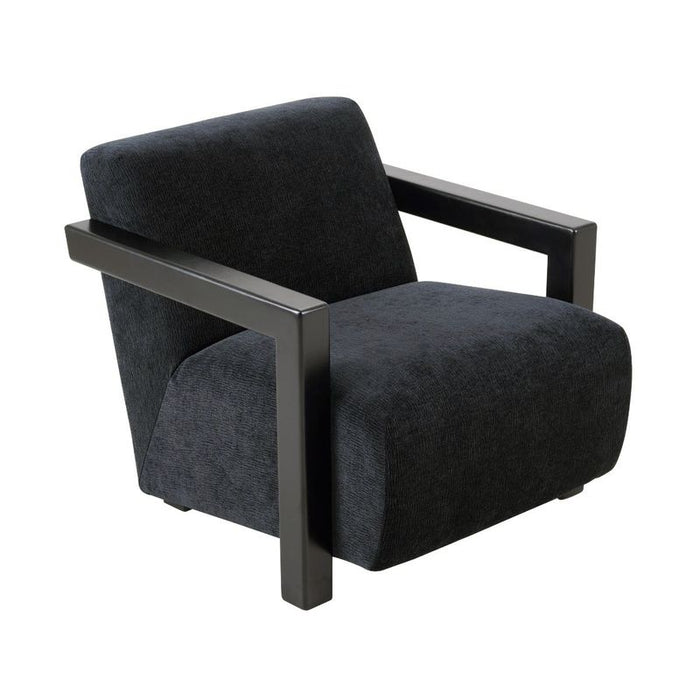 Lennon Arm Chair - Black, Fabric