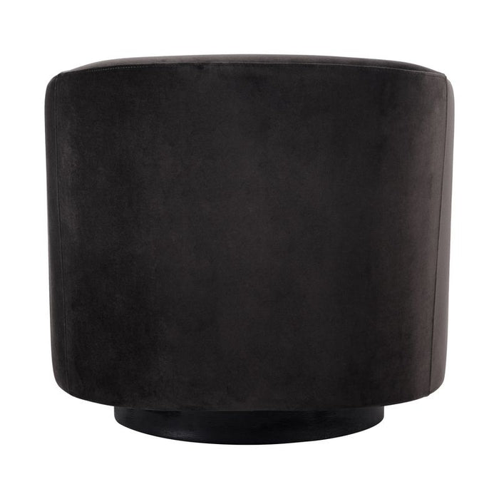 Bellevue Swivel Arm Chair - Slate Grey Velvet