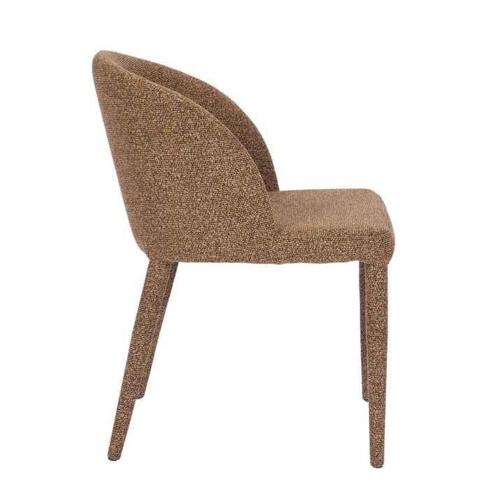 Paltrow Dining Chair - Speckle Gold, Fabric Metal