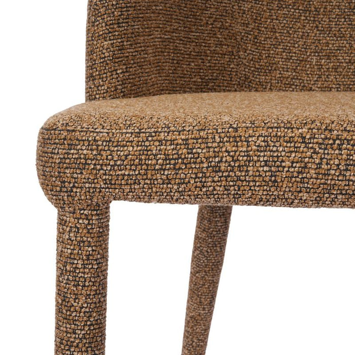Paltrow Dining Chair - Speckle Gold, Fabric Metal