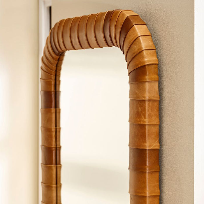 Sienna Wall Mirror - Brown Glass, 150cm H