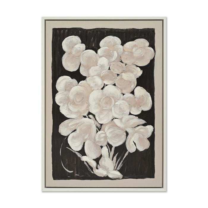 Textured Bouquet Enhanced Canvas Print